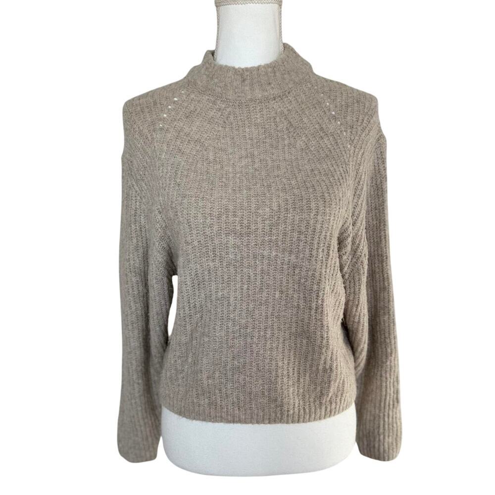 Prologue Beige/Gray Knit Sweater | X-Small - Picture 1 of 4